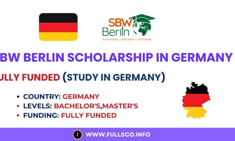 SBW Berlin Scholarship 2026/27 in Germany (Fully Funded) Image presenting SBW Berlin fully funded scholarship