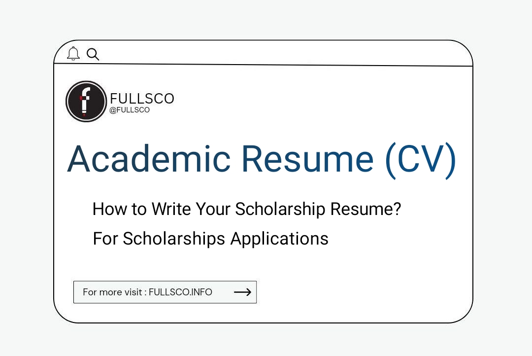 Scholarship Resume Template :: How to Write a Scholarship Resume