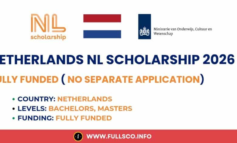NL Scholarship 2025 | Study in Netherlands