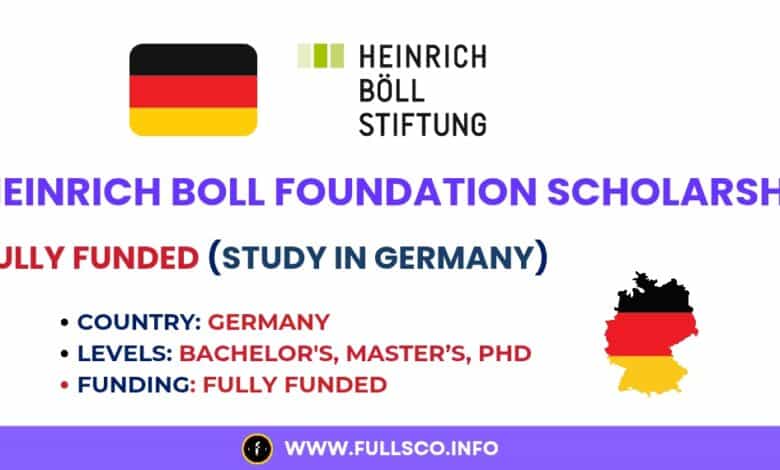 Heinrich Boll Foundation Scholarship 2024, Germany Image about the Heinrich Boll Foundation Scholarship program in Germany for 2024.