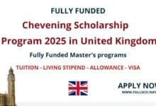 Chevening Scholarship 2025-2026