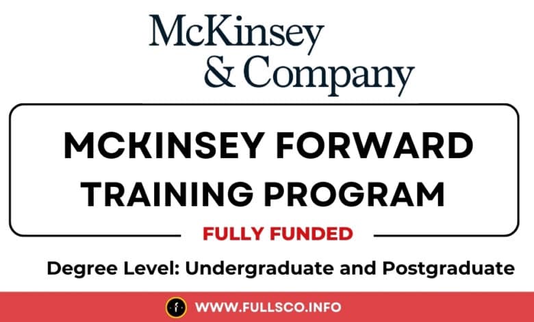 Announcement image for McKinsey Forward Program 2024 applications