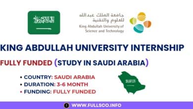 KAUST VSRP Internship 2026 | in Saudi Arabia