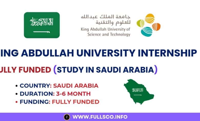 KAUST VSRP Internship 2026 | in Saudi Arabia