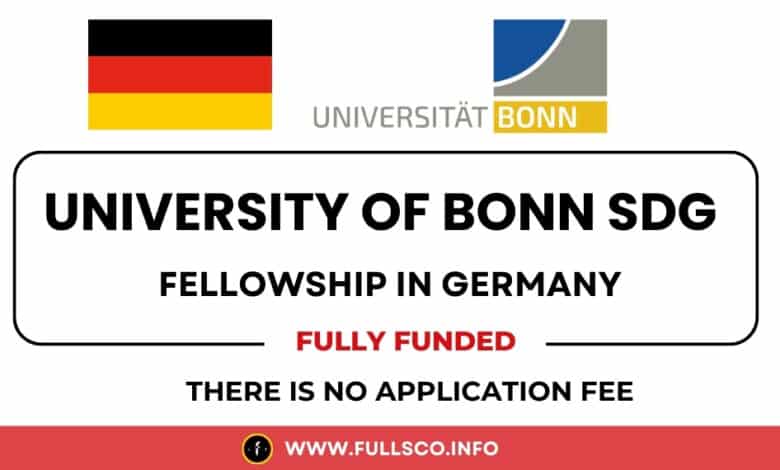 University of Bonn SDG Fellowship 2026, Germany