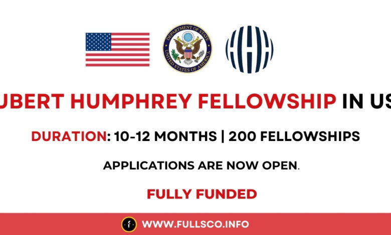 Hubert Humphrey Fellowship Program 2025 in USA Image showing Hubert Humphrey Fellowship Program opportun