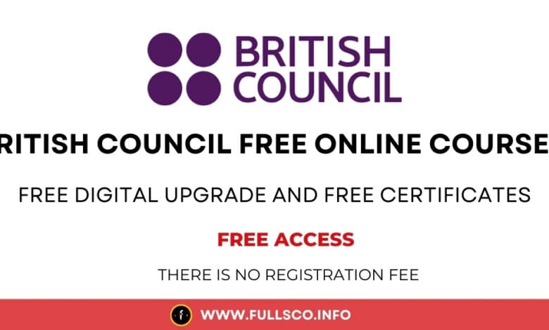 British Council Free Online Courses with Certificates (Enroll Now) British Council free online courses with certificates available