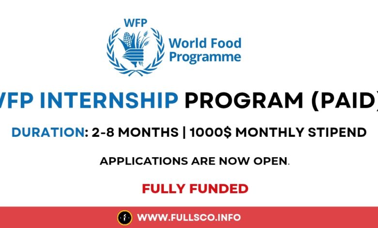 WFP Internship Program 2025 | Fully Funded Image about WFP Internship Program