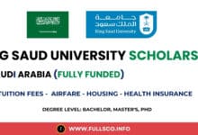 Image about King Saud University fully funded scholarships in Saudi Arabia for 2026.