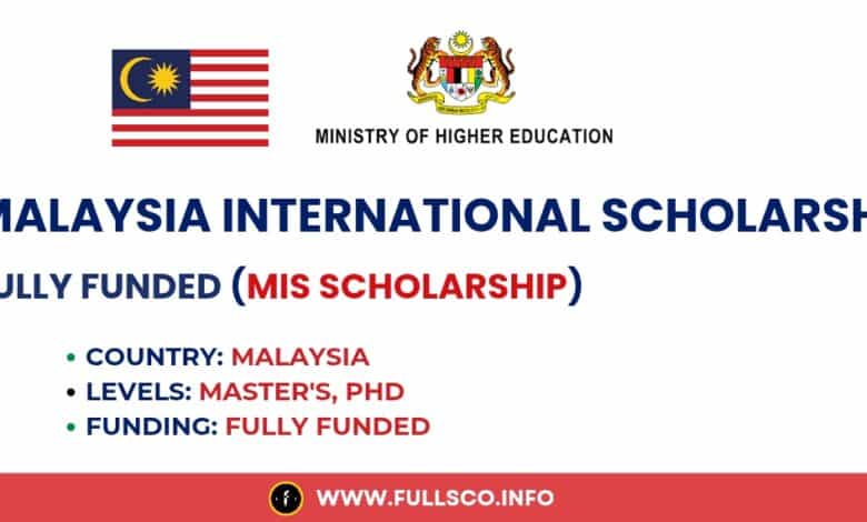 Malaysia International Scholarship (MIS) 2025 – Fully Funded Image depicting Malaysia International Scholarship fully funded offer