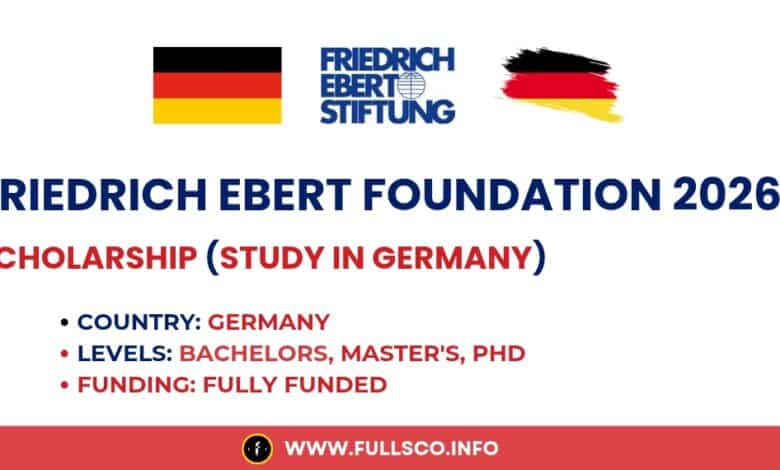 Friedrich Ebert Foundation Scholarship 2025 in Germany (Fully Funded) Image about the Friedrich Ebert Foundation Scholarship fully funded in Germany