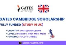 Image showing Gates Cambridge Scholarship Details