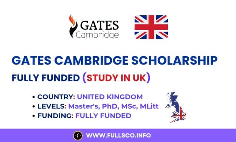 Image showing Gates Cambridge Scholarship Details