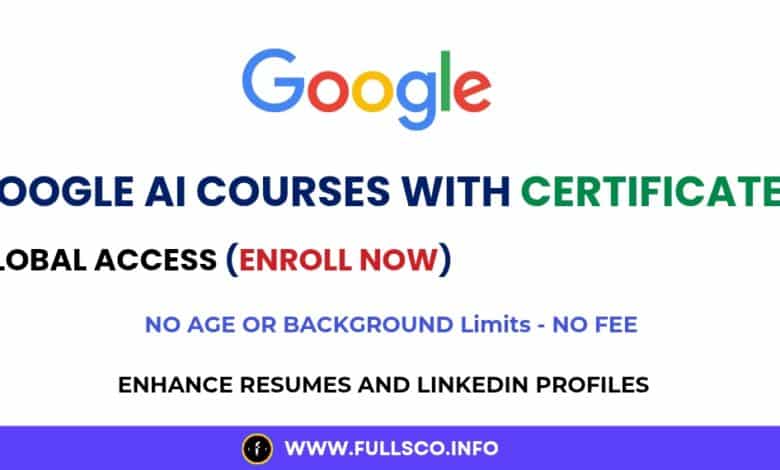 Google AI Courses with Free Certificates This is Google AI Courses Featured Post Image