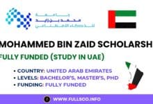 Image showing MBZUAI Scholarship Details