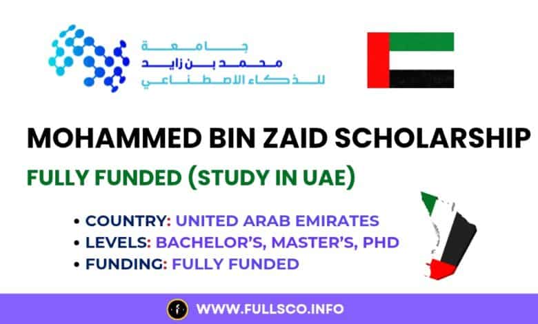 Image showing MBZUAI Scholarship Details