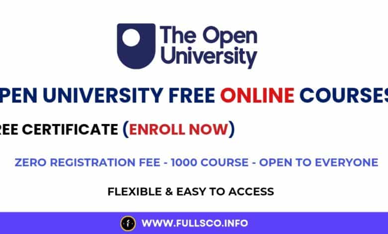 Open University Free Online Courses With Free Certificates 2024 Open University Free Online Courses Featured Image