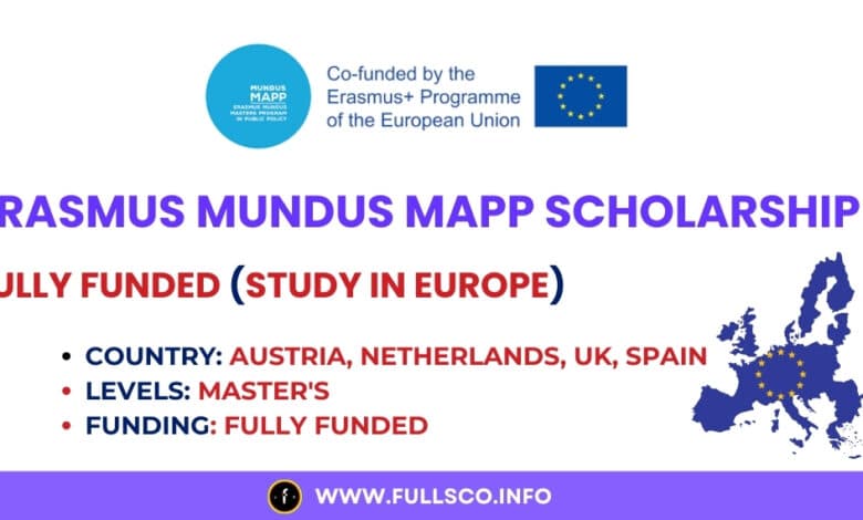 Erasmus Mundus MAPP Scholarship 2026/27 Fully Funded Image illustrating Erasmus Mundus MAPP Scholarship fully funded